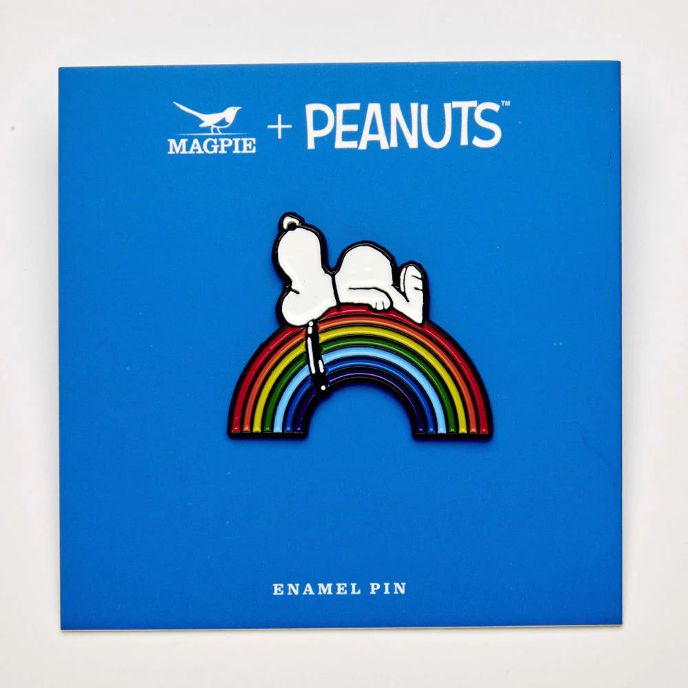 Snoopy Enamel Pin - Rainbow