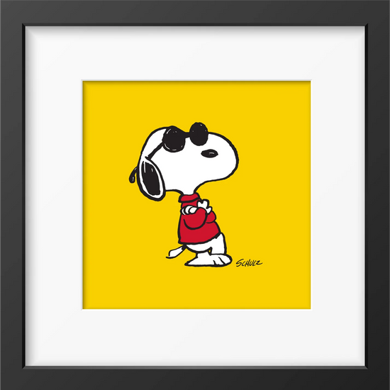 Snoopy Print - Joe Cool Frame Print