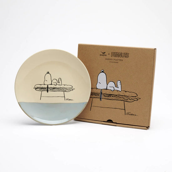 Snoopy Stoneware Platter - Sando