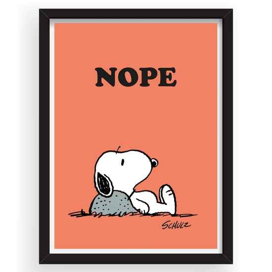 Snoopy Print - Nope