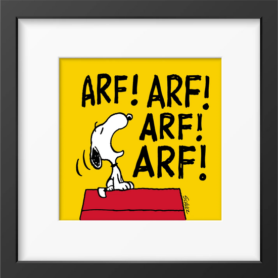 Snoopy Print - Arf Frame Print