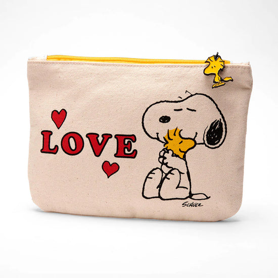 Snoopy Zipper Pouch - Love