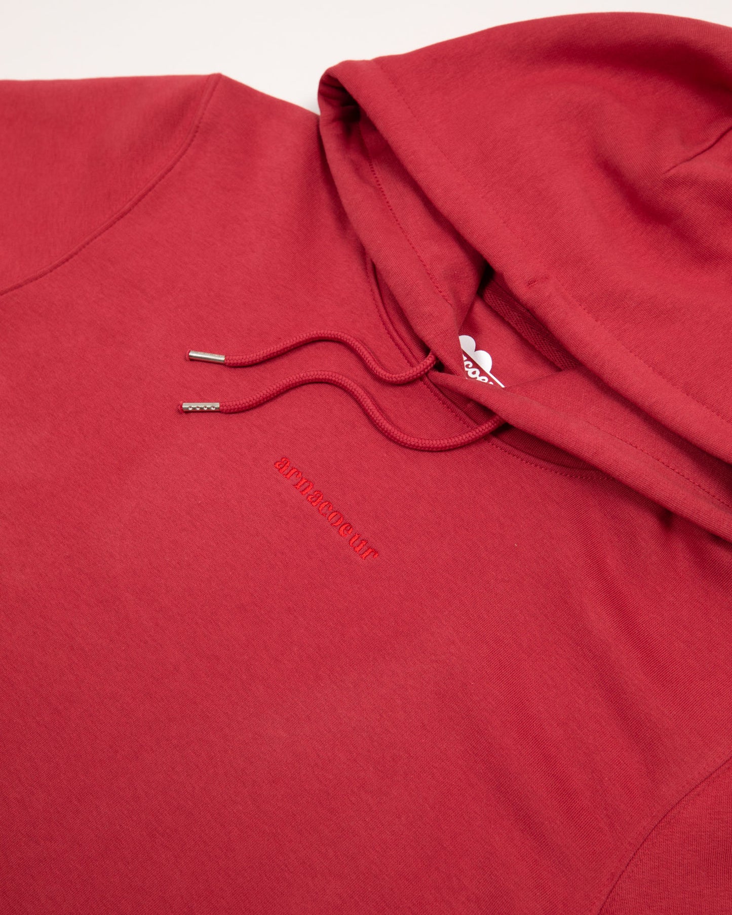 HOODIE BRODERIE CLASSIC - Red