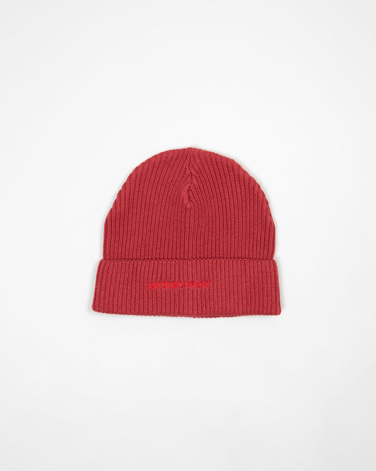 BONNET BRODERIE CLASSIC - Red