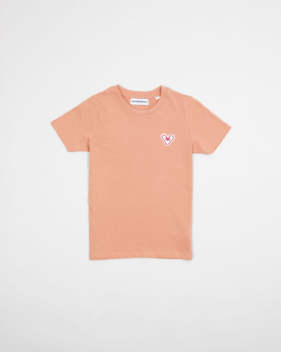 T-SHIRT ENFANT PATCH - Rose Clay