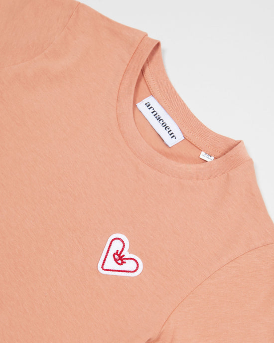 T-SHIRT ENFANT PATCH - Rose Clay