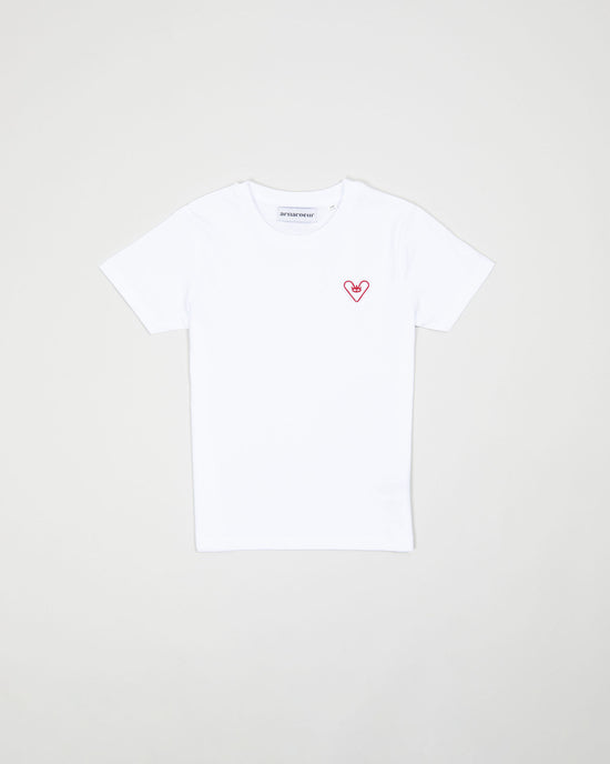 T-SHIRT ENFANT PATCH - White