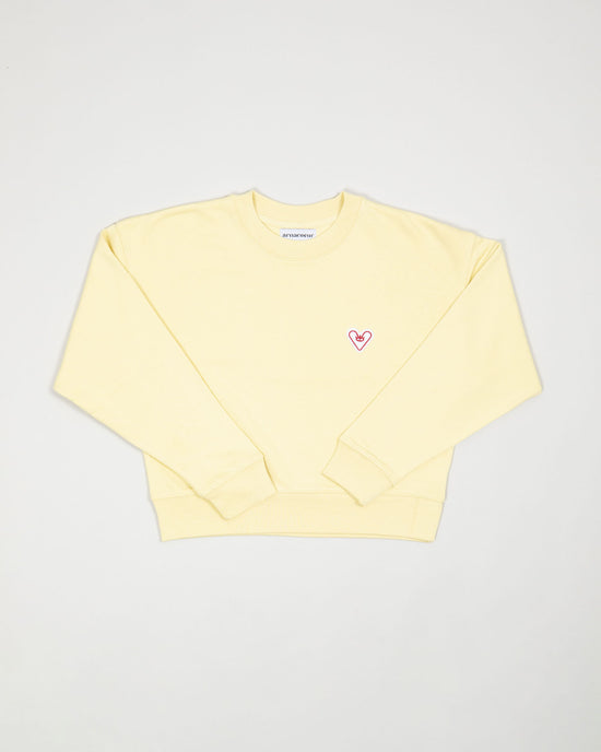 SWEATSHIRT PATCH WOMEN - Butter