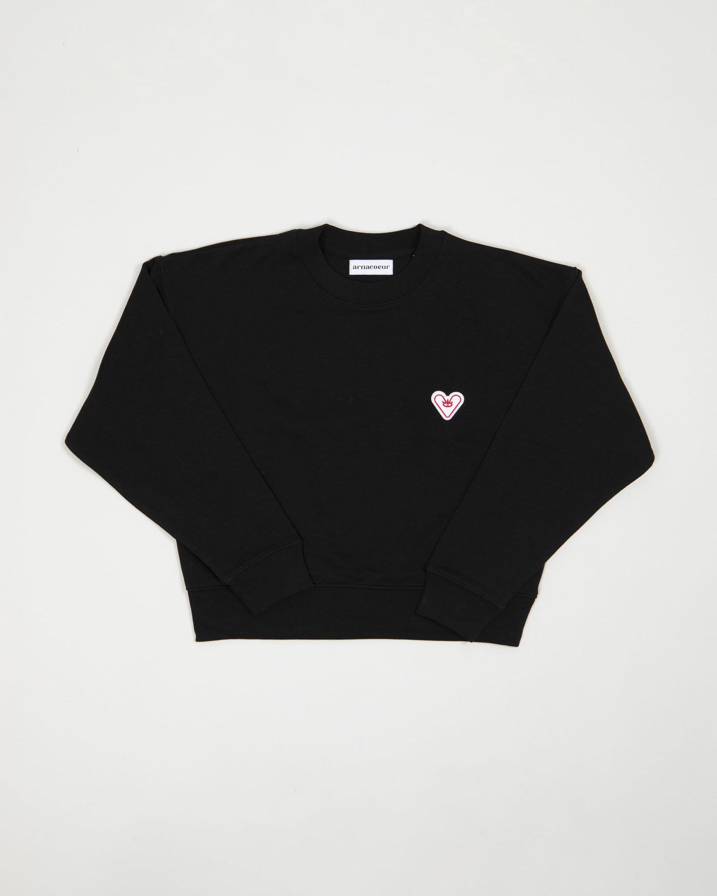 SWEATSHIRT PATCH WOMEN - Black