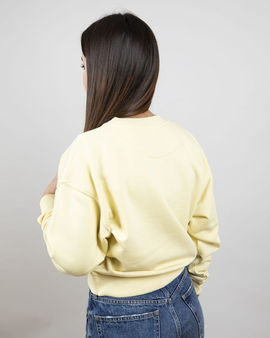 SWEATSHIRT PATCH WOMEN - Butter