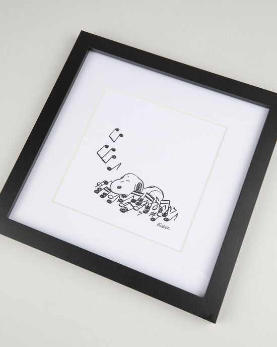 Snoopy Print - Peanut Bed Of Notes