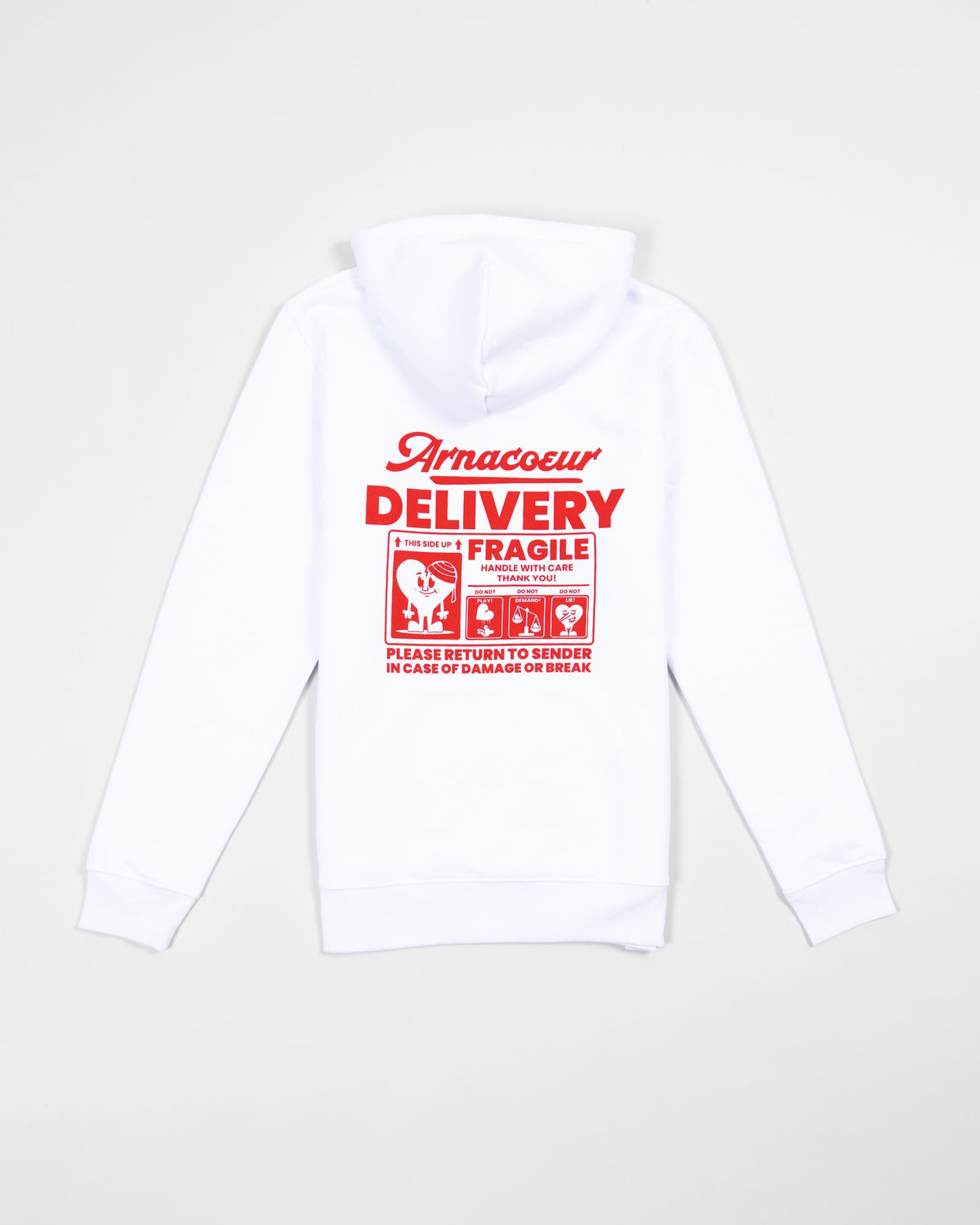 Charger l&amp;#39;image dans la galerie, HOODIE VALENTINE&amp;#39;S DAY - White
