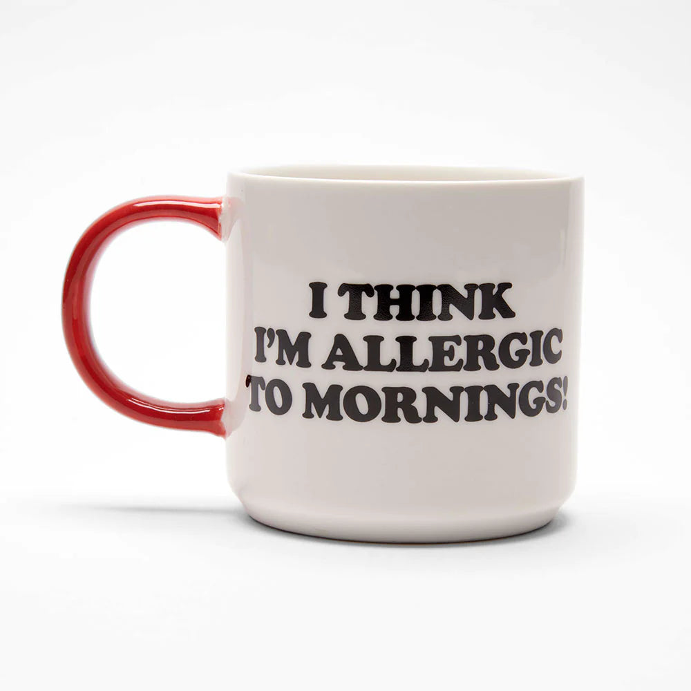 Snoopy Mug - Allergic To Mornings