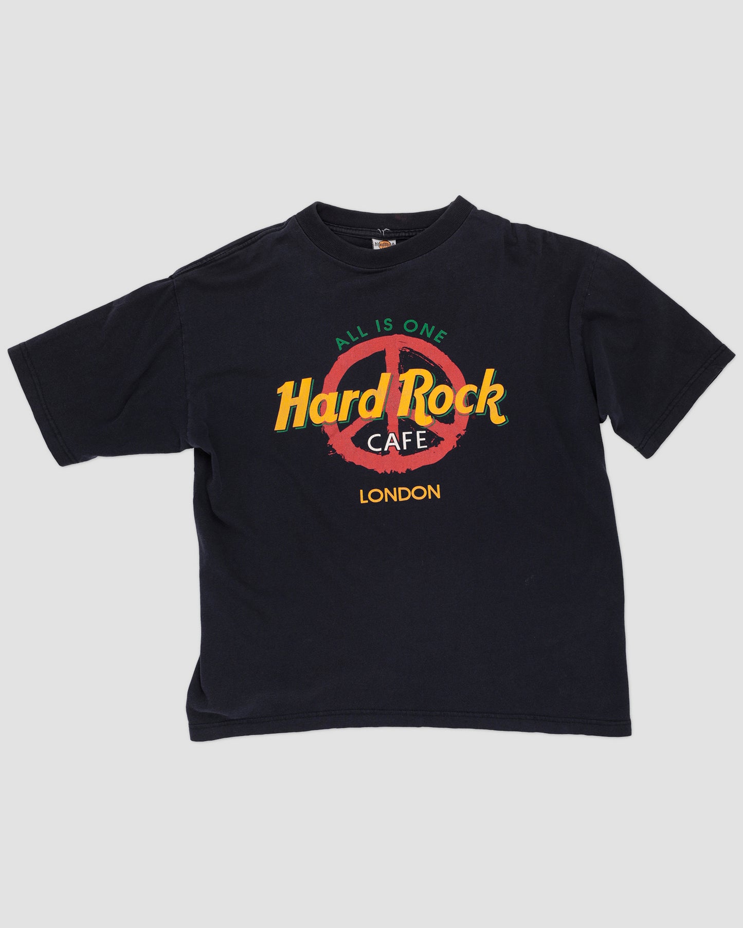 T-shirt Vintage 90s Hard Rock Cafe All Is One London L