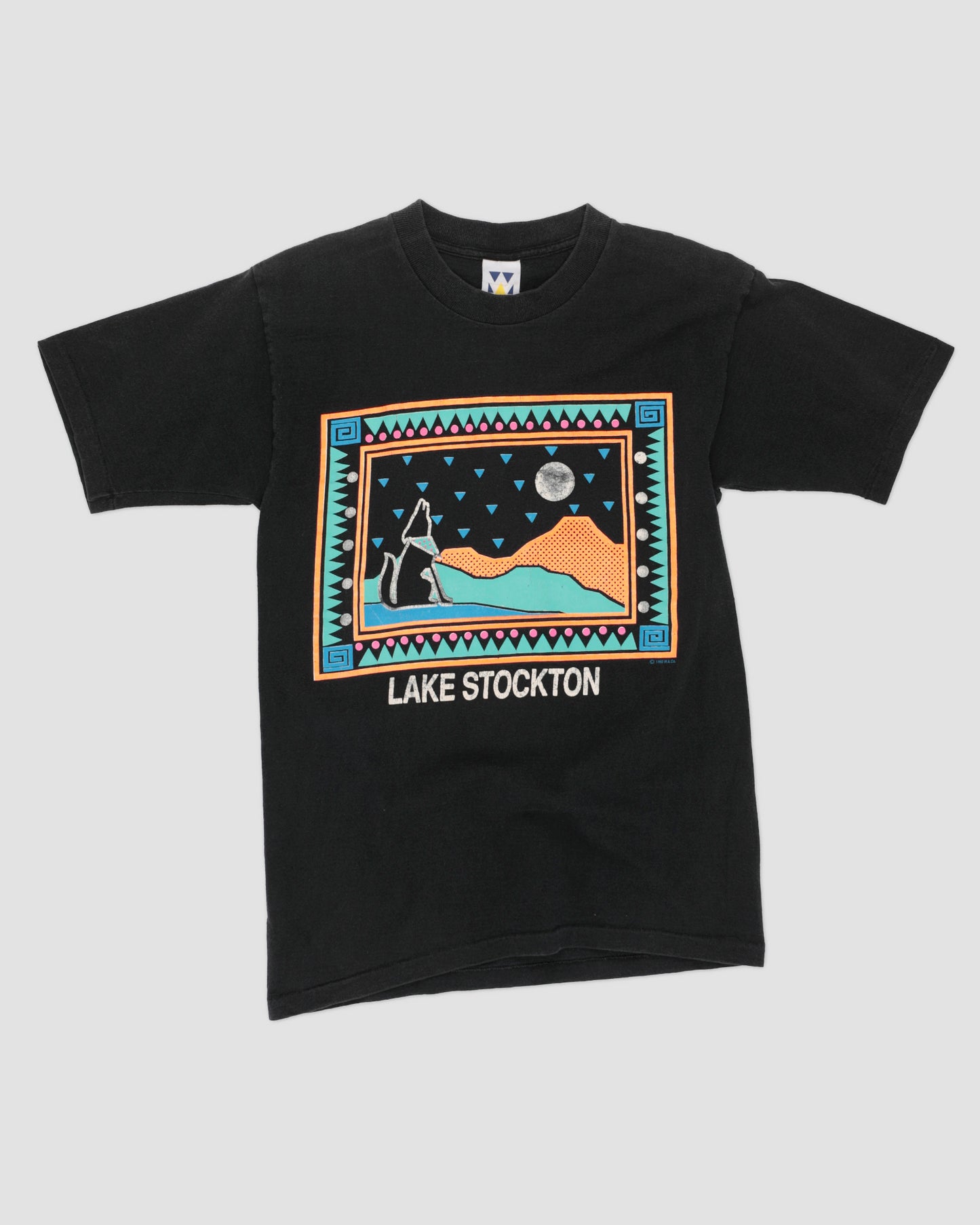 T-shirt Vintage 1990 Lake Stockton M