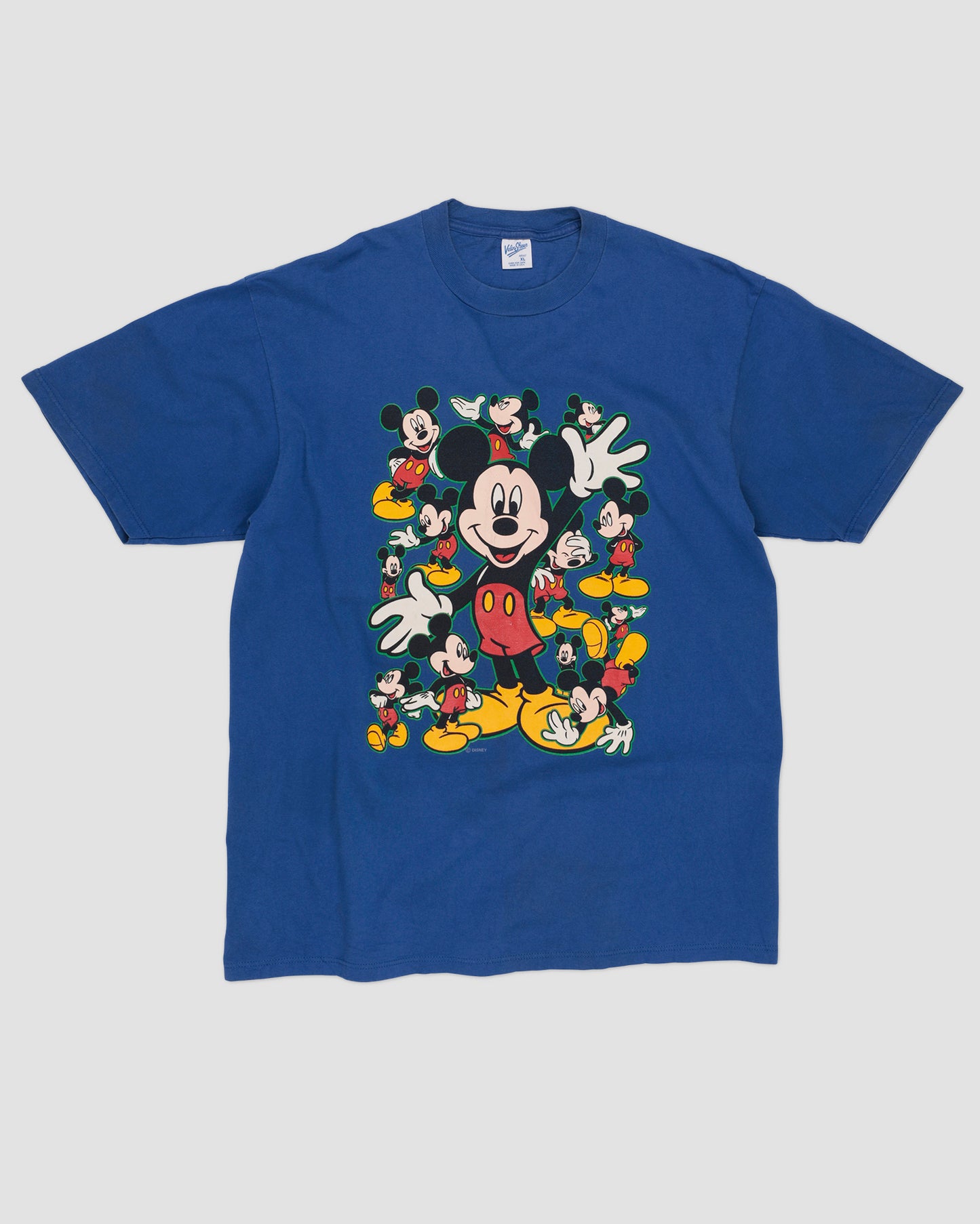 T-shirt Vintage Mickey Mouse Velva Sheen XL
