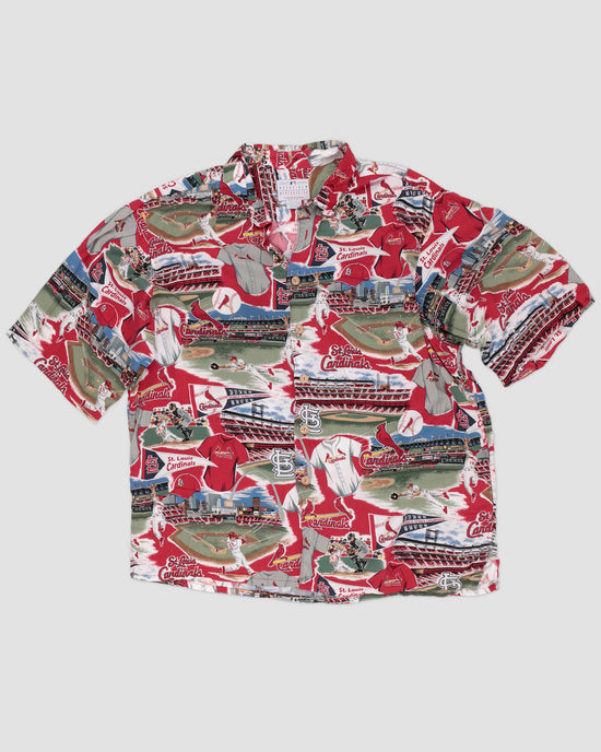 Charger l&amp;#39;image dans la galerie, Shirt Vintage St Louis Cardinals Hawaiian L
