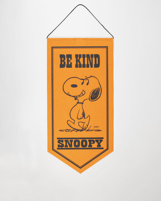 Snoopy Drapeau - Be Kind Pennant